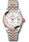 Rolex Datejust 31 Steel and Everose Gold - 24 Dia Bezel - Jubilee Style No: 278341RBR wrj