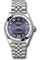 Rolex Datejust 31 Steel and White Gold - Domed 24 Dia Bezel - Jubilee Style No: 278344RBR aubdr6j