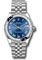Rolex Datejust 31 Steel and White Gold - Domed 24 Dia Bezel - Jubilee Style No: 278344RBR blrj
