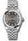 Rolex Datejust 31 Steel and White Gold - Domed 24 Dia Bezel - Jubilee Style No: 278344RBR dkgdj