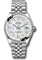 Rolex Datejust 31 Steel and White Gold - Domed 24 Dia Bezel - Jubilee Style No: 278344RBR mdj