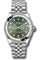 Rolex Datejust 31 Steel and White Gold - Domed 24 Dia Bezel - Jubilee Style No: 278344RBR mgij