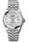 Rolex Datejust 31 Steel and White Gold - Domed 24 Dia Bezel - Jubilee Style No: 278344RBR sdj