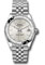 Rolex Datejust 31 Steel and White Gold - Domed 24 Dia Bezel - Jubilee Style No: 278344RBR sij