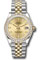 Rolex Datejust 31 Steel and Yellow Gold - 46 Dia Bezel - Jubilee Style No: 278383RBR chdj