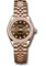 Rolex Datejust Lady 28 Everose Gold - Diamond Bezel - Jubilee Bracelet Style No: 279135RBR cho9dix8dj