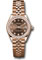 Rolex Datejust Lady 28 Everose Gold - Diamond Bezel - Jubilee Bracelet Style No: 279135RBR chodj