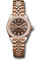 Rolex Datejust Lady 28 Everose Gold - Diamond Bezel - Jubilee Bracelet Style No: 279135RBR choij