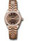 Rolex Datejust Lady 28 Everose Gold - Diamond Bezel - Jubilee Bracelet Style No: 279135RBR chorj