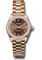 Rolex Datejust Lady 28 Everose Gold - Diamond Bezel - President Bracelet Style No: 279135RBR chorp