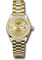 Rolex Datejust Lady 28 Yellow Gold - Diamond Bezel - President Bracelet Style No: 279138RBR ch9dix8dp