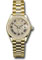 Rolex Datejust Lady 28 Yellow Gold - Diamond Bezel - President Bracelet Style No: 279138RBR dprp
