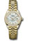 Rolex Datejust Lady 28 Yellow Gold - Diamond Bezel - Jubilee Bracelet Style No: 279138RBR mdj
