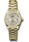 Rolex Datejust Lady 28 Yellow Gold - Diamond Bezel - President Bracelet Style No: 279138RBR s9dix8dp