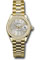 Rolex Datejust Lady 28 Yellow Gold - Diamond Bezel - President Bracelet Style No: 279138RBR sip