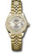 Rolex Datejust Lady 28 Yellow Gold - Diamond Bezel - Jubilee Bracelet Style No: 279138RBR srj
