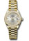 Rolex Datejust Lady 28 Yellow Gold - Diamond Bezel - President Bracelet Style No: 279138rbr sdp