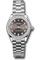 Rolex Datejust Lady 28 White Gold - Diamond Bezel - President Bracelet Style No: 279139rbr dkgdp