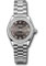 Rolex Datejust Lady 28 White Gold - Diamond Bezel - President Bracelet Style No: 279139rbr dkgrp