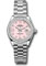 Rolex Datejust Lady 28 White Gold - Diamond Bezel - President Bracelet Style No: 279139rbr po9dix8dp