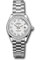 Rolex Datejust Lady 28 White Gold - Diamond Bezel - President Bracelet Style No: 279139rbr wrp