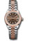 Rolex Datejust Lady 28 Steel and Everose Gold - Domed Bezel - Jubilee Style No: 279161 choij