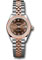 Rolex Datejust Lady 28 Steel and Everose Gold - Domed Bezel - Jubilee Style No: 279161 chorj