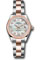 Rolex Datejust Lady 28 Steel and Everose Gold - Domed Bezel - Oyster Style No: 279161 mdo