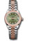 Rolex Datejust Lady 28 Steel and Everose Gold - Domed Bezel - Jubilee Style No: 279161 ogdj
