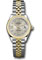 Rolex Datejust Lady 28 Steel and Yellow Gold - Domed Bezel - Jubilee Style No: 279163 s9dix8dj