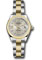 Rolex Datejust Lady 28 Steel and Yellow Gold - Domed Bezel - Oyster Style No: 279163 s9dix8do