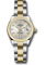 Rolex Datejust Lady 28 Steel and Yellow Gold - Domed Bezel - Oyster Style No: 279163 sdo