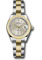 Rolex Datejust Lady 28 Steel and Yellow Gold - Domed Bezel - Oyster Style No: 279163 sio