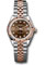 Rolex Datejust Lady 28 Steel and Everose Gold - Fluted Bezel - Jubilee Style No: 279171 cho9dix8dj