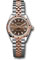 Rolex Datejust Lady 28 Steel and Everose Gold - Fluted Bezel - Jubilee Style No: 279171 choij