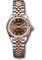 Rolex Datejust Lady 28 Steel and Everose Gold - Fluted Bezel - Jubilee Style No: 279171 chorj