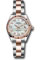 Rolex Datejust Lady 28 Steel and Everose Gold - Fluted Bezel - Oyster Style No: 279171 mdo