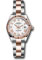 Rolex Datejust Lady 28 Steel and Everose Gold - Fluted Bezel - Oyster Style No: 279171 wro
