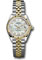 Rolex Datejust Lady 28 Steel and Yellow Gold - Fluted Bezel - Jubilee Style No: 279173 mdj