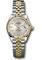 Rolex Datejust Lady 28 Steel and Yellow Gold - Fluted Bezel - Jubilee Style No: 279173 sdj