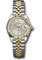 Rolex Datejust Lady 28 Steel and Yellow Gold - Fluted Bezel - Jubilee Style No: 279173 sij
