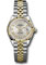 Rolex Datejust Lady 28 Steel and Yellow Gold - Fluted Bezel - Jubilee Style No: 279173 srj