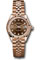 Rolex Datejust Lady 28 Everose Gold - Flluted Bezel - Jubilee Bracelet Style No: 279175 cho9dix8dj