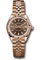 Rolex Datejust Lady 28 Everose Gold - Flluted Bezel - Jubilee Bracelet Style No: 279175 choij