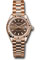 Rolex Datejust Lady 28 Everose Gold - Fluted Bezel - President Bracelet Style No: 279175 choip