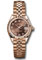 Rolex Datejust Lady 28 Everose Gold - Fluted Bezel - Jubilee Bracelet Style No: 279175 chorj