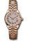 Rolex Datejust Lady 28 Everose Gold - Fluted Bezel - Jubilee Bracelet Style No: 279175 dprj