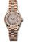 Rolex Datejust Lady 28 Everose Gold - Fluted Bezel - President Bracelet Style No: 279175 dprp