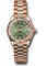 Rolex Datejust Lady 28 Everose Gold - Fluted Bezel - President Bracelet Style No: 279175 ogdp