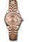 Rolex Datejust Lady 28 Everose Gold - Fluted Bezel - Jubilee Bracelet Style No: 279175 rsrj